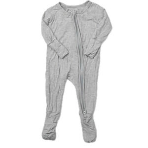 Scainf Boys Gray 1-piece footed Pajamas size: Newborn